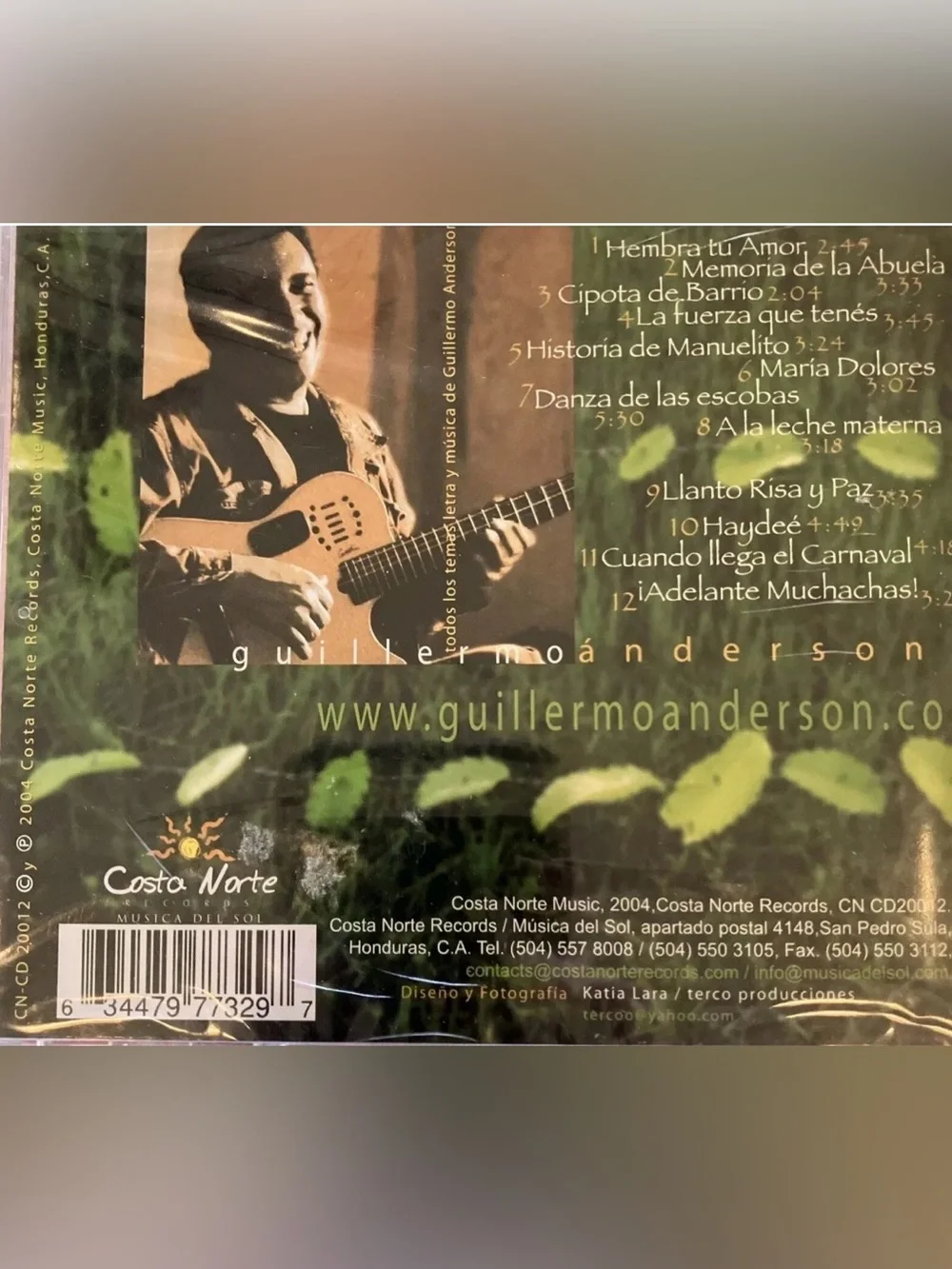 Mujer Cancion Cancion Mujer by Guillermo Anderson (CD, 2006)